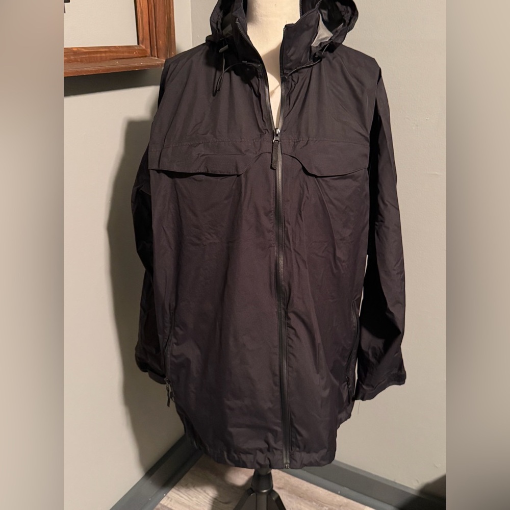 Men's Classic Black Windbreaker